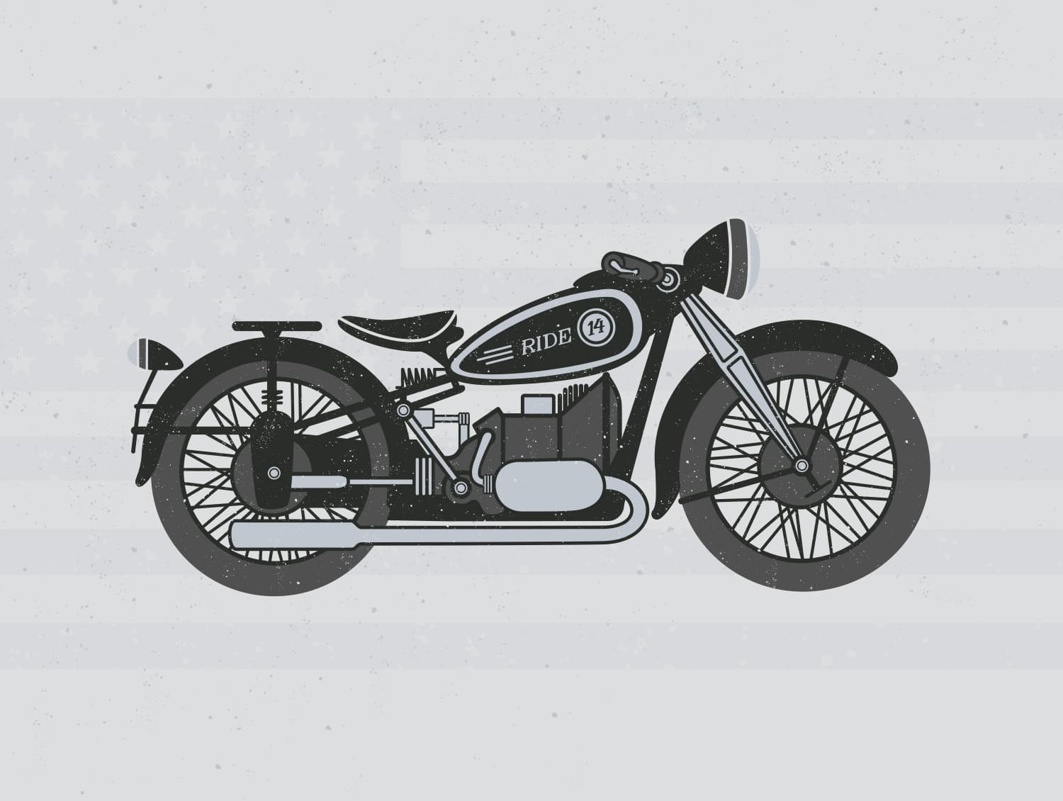 motorcycle illustration