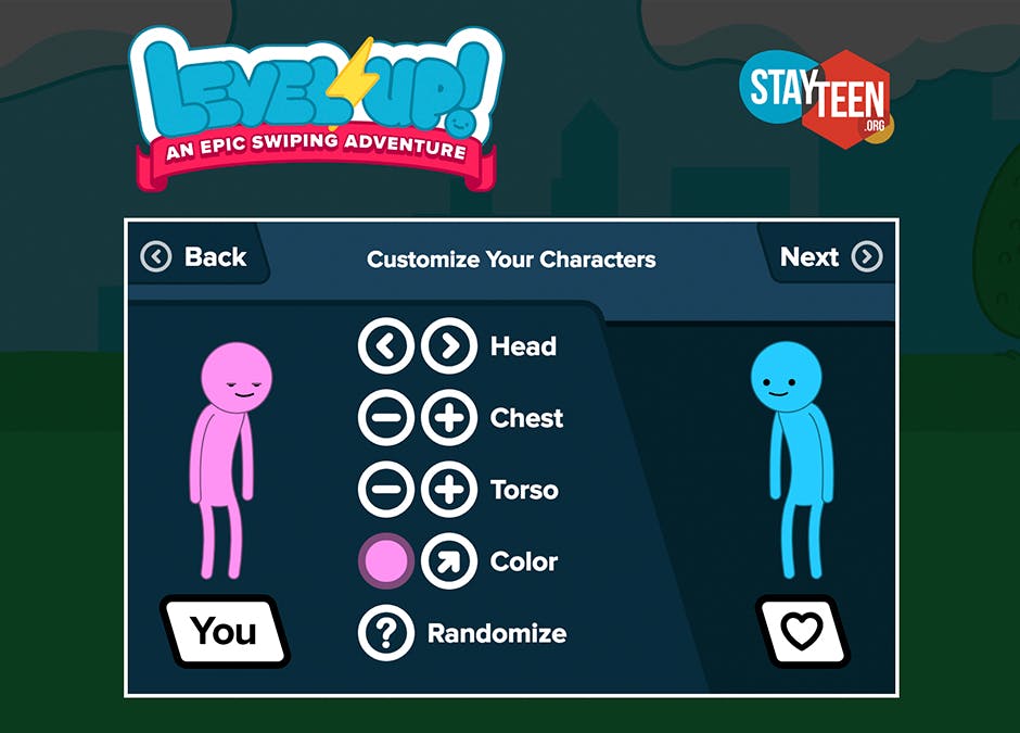 Level Up character creator